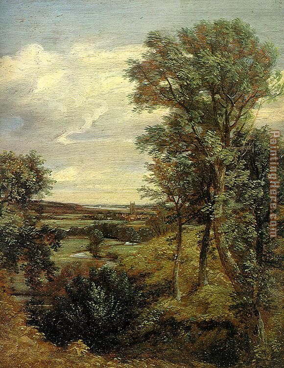 Dedham Vale of 1802 painting - John Constable Dedham Vale of 1802 art painting